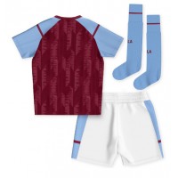 Camiseta Aston Villa Primera Equipación Replica 2023-24 para niños mangas cortas (+ Pantalones cortos)